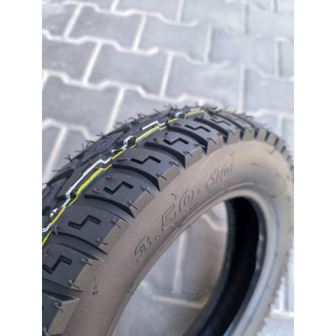 Шина 3.50-10 на скутер безкамерка шипована