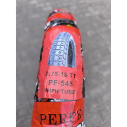 Шина на мотоцикл 2.75-18 з камерою 6 PR траса SC-Tyre SC-545