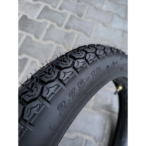 Шина на мотоцикл 2.75-18 з камерою 6 PR траса SC-Tyre SC-545