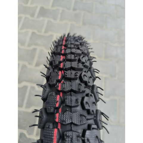 Покришка до мотоцикла 2.75-18 з камерою шипована 8 PR SC-Tyre 537