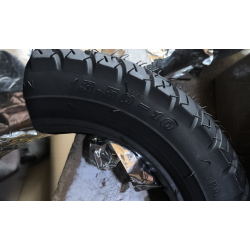 Покришка з камерою 3.50-10 (90/90-10) на скутер Хонда Вайпер Шипована