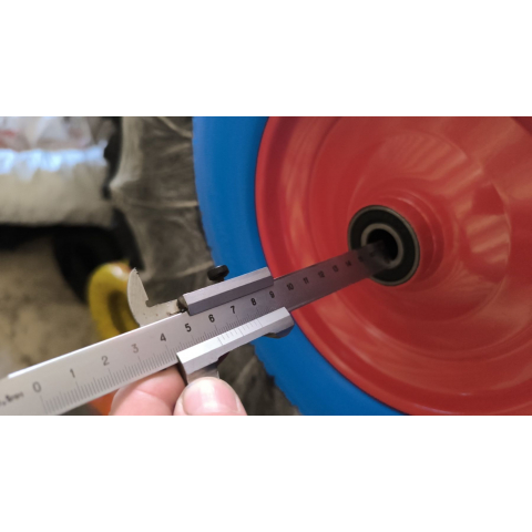 Колесо на тачку 4.80/4.00-8 пінополіуретанове під вісь 20 мм