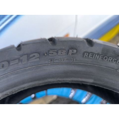 Шина для скутера 120.70-12 безкамерка Індонезія SB-117 