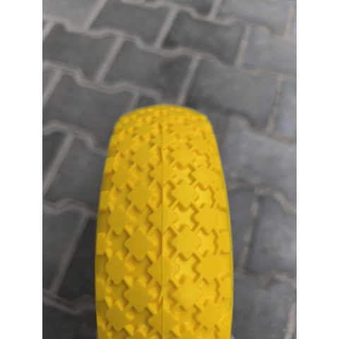 Колесо 2.50-4 Пінополіуретанове в зборі на тачку під вісь 20 мм