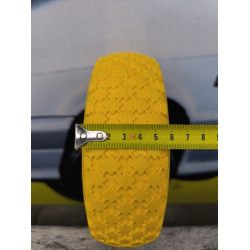 Колесо 2.50-4 Пінополіуретанове в зборі на тачку під вісь 20 мм