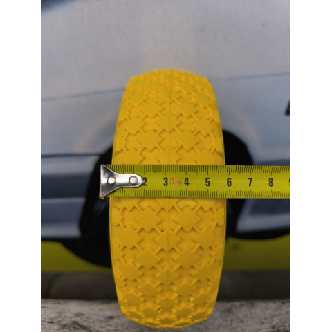 Колесо 2.50-4 Пінополіуретанове в зборі на тачку під вісь 20 мм