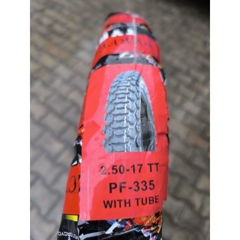 Покришка 2.50-17 з камерою Тайвань SC-335 шипована на мотоцикл Альфа Дельта