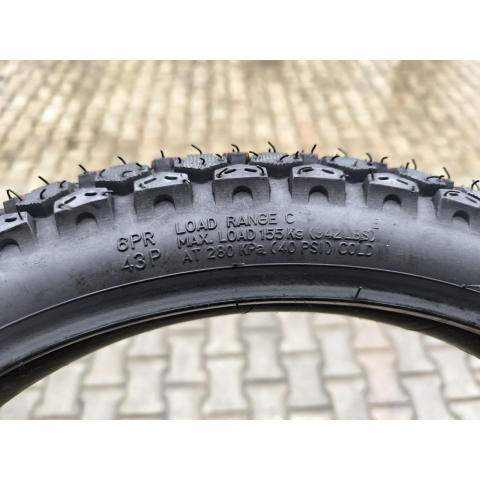 Покришка 2.50-17 з камерою Тайвань SC-335 шипована на мотоцикл Альфа Дельта