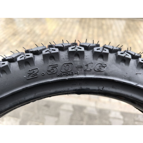 Шина з камерою 2.50-16 Taiwan PF-235 6 PR для мотоцикла Карпати
