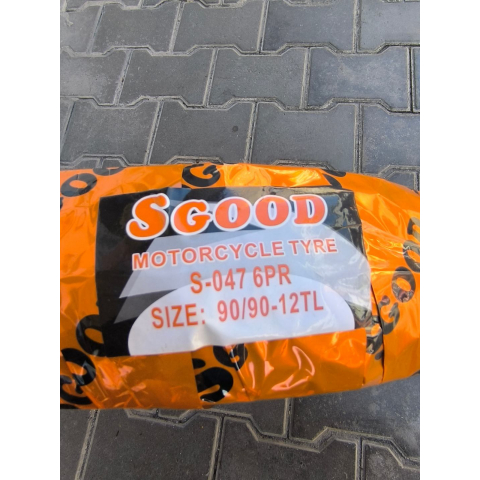 Покришка 90.90-12 безкамерна шина на скутер SGOOD-047