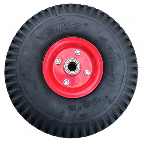 Колесо до тачки 4.00-4 в зборі фірми Compass під вісь 20 мм