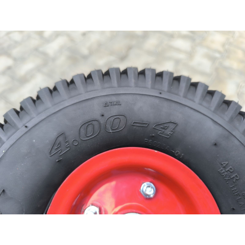 Колесо до тачки 4.00-4 в зборі фірми Compass під вісь 20 мм