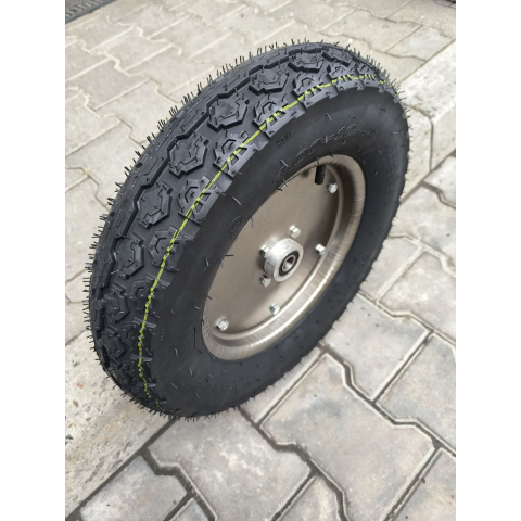 Колесо в зборі 4.00-10 до будівельної тачки Compass під вісь 17 мм та 20 мм