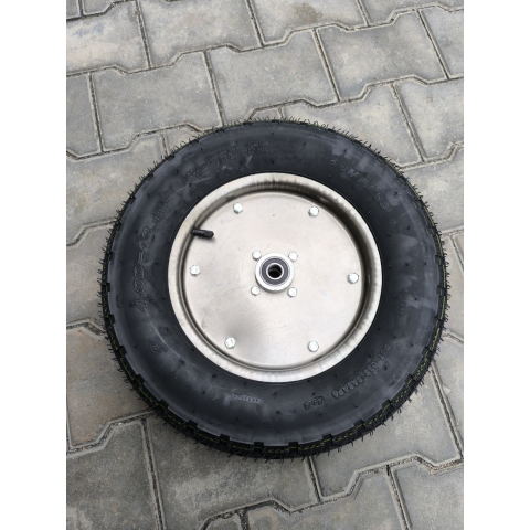 Колесо в зборі 4.00-10 до будівельної тачки Compass під вісь 17 мм та 20 мм