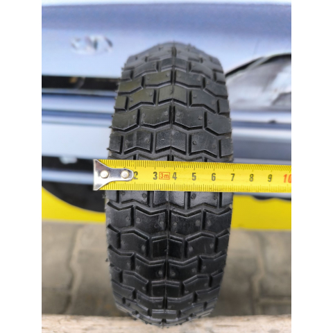 Колесо в зборі 4.10/3.50-4 до тачки під вісь 20 мм Квадрат