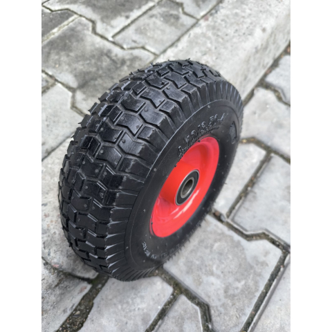 Колесо в зборі 4.10/3.50-4 до тачки під вісь 20 мм Квадрат