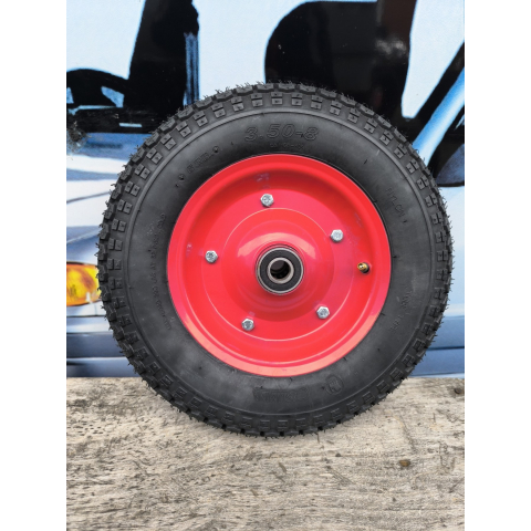 Колесо до тачки 3.50-8 в зборі під вісь 20 мм Casumina В'єтнам