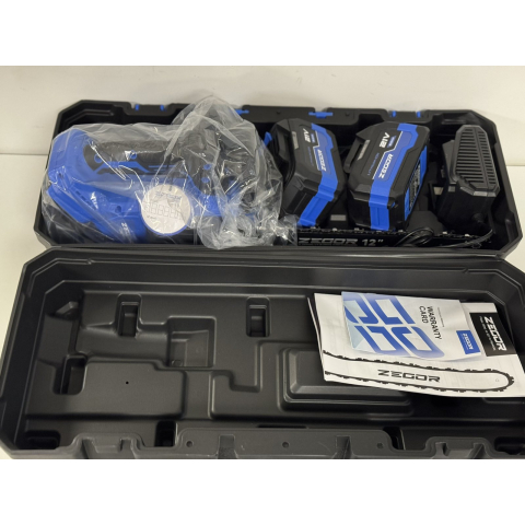 Акумуляторна ланцюгова пила ZEGOR CSAX-21BL-12 в кейсі