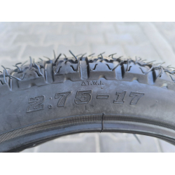 Покришка 2.75-17 з камерою траса SC-Tyre 372 до мотоцикла