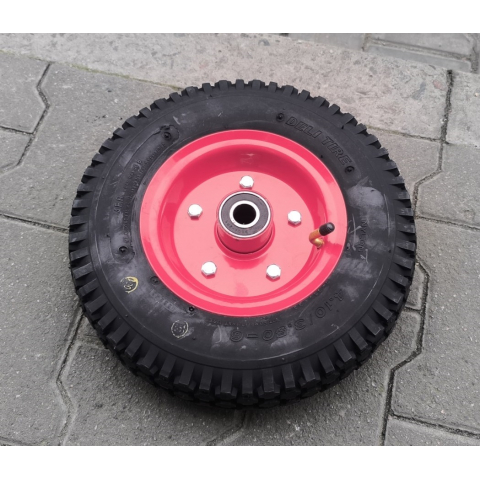 Колесо в зборі 4.10/3.50-6 Deli Tire Індонезія під вісь 20 мм до тачки