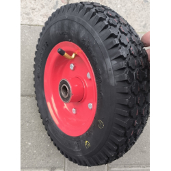 Колесо в зборі 4.10/3.50-6 Deli Tire Індонезія під вісь 20 мм до тачки