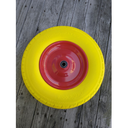 Колесо в зборі 4.80/4.00-8 на тачку з пінополіуретану під вісь 16 мм