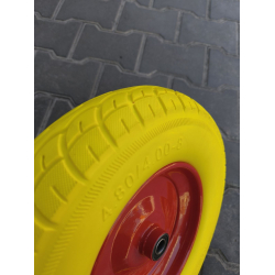 Колесо в зборі 4.80/4.00-8 на тачку з пінополіуретану під вісь 16 мм