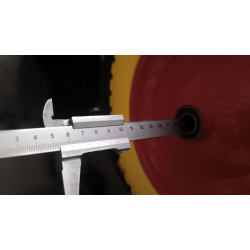 Колесо на тачку 3.50-8 з пінополіуретану під вісь 16 мм