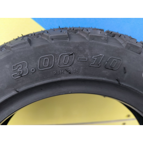 Шина на скутер 3.00-10 безкамерка Всюдихід RS-511