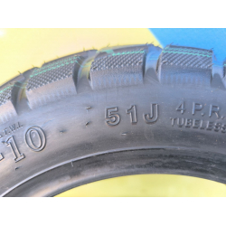 Мотошина 3.50-10 безкамерна для скутера шипована CORDIAL