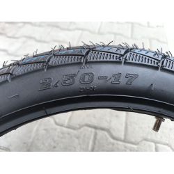 Покришка з камерою 2.50-17 SС-TYRE PF-341 на мопед Дельта Альфа