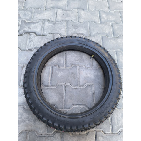 Покришка з камерою 3.50-18 SC-578 напівшип для мотоцикла