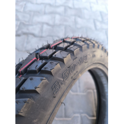 Покришка з камерою 3.50-18 SC-578 напівшип для мотоцикла