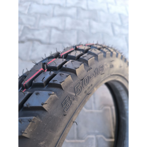 Покришка з камерою 3.50-18 SC-578 напівшип для мотоцикла