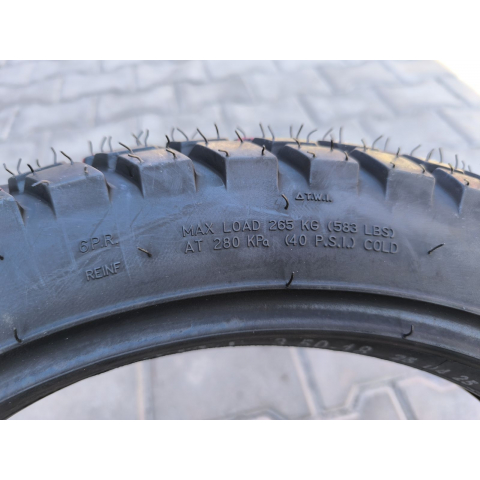 Покришка з камерою 3.50-18 SC-578 напівшип для мотоцикла