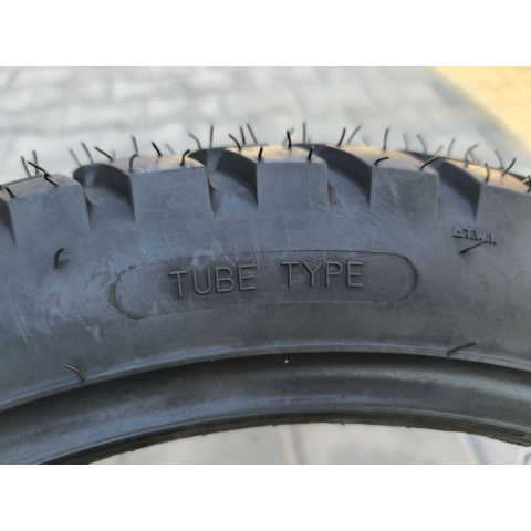 Покришка з камерою 3.50-18 SC-578 напівшип для мотоцикла