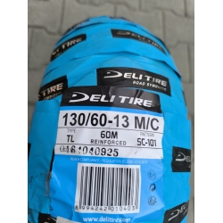 Шина безкамерна 130/60-13 на мотоцикл SC-101 DELI TIRE Індонезія