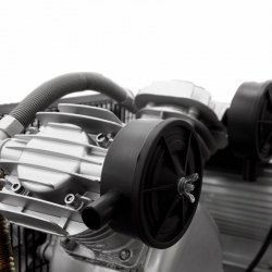 Компресор двоциліндровий ремінний 2.5кВт 396л/хв 10бар 100л (2 крана) Sigma (7044151)