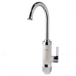 Кран-водонагрівач проточний HZ 3.0кВт 0,4-5бар для кухні гуска вухо на гайці (W)