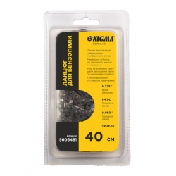 Ланцюг для бензопили 45см крок ланцюга 0.325 паз 1.5мм 72DL чизель SIGMA (5606491)