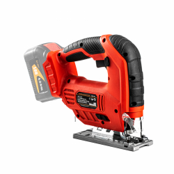 Лобзик акум. JS18/65 18В, 0-3000ход/хв, Quick Fix, дерево/кол.мет/сталь-65/10/6мм, КАРКАС (без АКБ і ЗП)