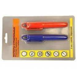 Маркер Favorit будівельний (синій і червоний)