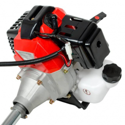 Мотокоса 1.85 кВт, 52 см³, котушка, 3-лопатевий ніж, плечовий ремінь (комплект з двох частин вал + двигун) INTERTOOL DT-2232