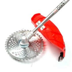 Мотокоса 1.85 кВт, 52 см³, котушка, 3-лопатевий ніж, плечовий ремінь (комплект з двох частин вал + двигун) INTERTOOL DT-2232