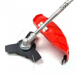 Мотокоса 1.85 кВт, 52 см³, котушка, 3-лопатевий ніж, плечовий ремінь (комплект з двох частин вал + двигун) INTERTOOL DT-2232