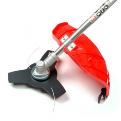 Мотокоса 1.85 кВт, 52 см³, котушка, 3-лопатевий ніж, плечовий ремінь (комплект з двох частин вал + двигун) INTERTOOL DT-2232