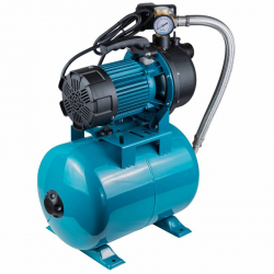 Насосна станція 1.0кВт Hmax 44м Qmax 73л/хв пластик (самовсмоктувальний насос) 24л Україна AquaticaLEO (775308/24)