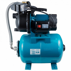 Насосна станція 1.0кВт Hmax 44м Qmax 73л/хв пластик (самовсмоктувальний насос) 24л Україна AquaticaLEO (775308/24)