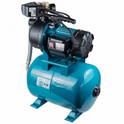 Насосна станція 1.0кВт Hmax 44м Qmax 73л/хв пластик (самовсмоктувальний насос) 24л Україна AquaticaLEO (775308/24)