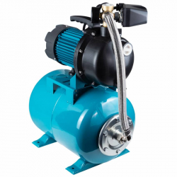 Насосна станція 1.0кВт Hmax 44м Qmax 73л/хв пластик (самовсмоктувальний насос) 24л Україна AquaticaLEO (775308/24)